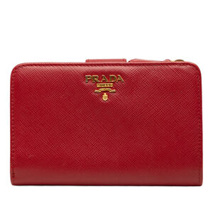 Pre-Loved Prada Saffiano Bifold Compact Wallet